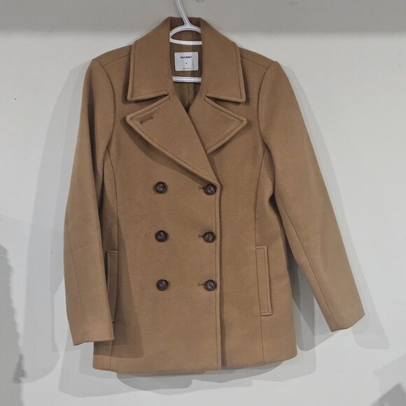 Old Navy long sleeve Fall Jacket Button up front Size Medium Brown in color - Picture 2 of 4